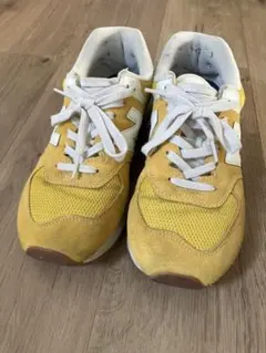 New Balance 574 イエロー スニーカー