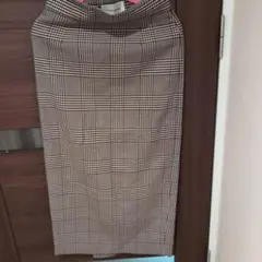 未使用　AEWEN MATOPH チェック柄タイトスカート 36