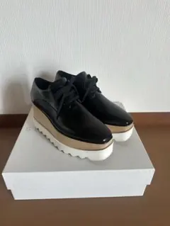 ★超美品★STELLA McCARTNEY ブラック プラットフォームシュー黒