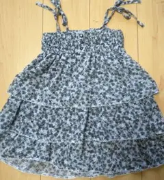 コムサイズム 花柄ワンピース 110センチ