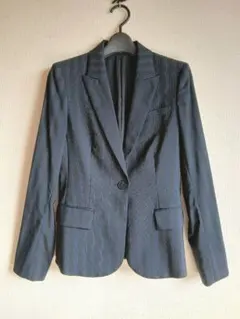 セオリー theory ダークグレー ストライプ テーラードジャケット