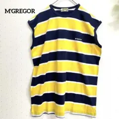 マックレガー　ノースリーブ Tシャツ カットソー170サイズ　ボーダー