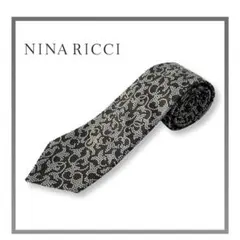 【極美品】NINA RICCI ニナリッチ ネクタイ 緑系 おしゃれ