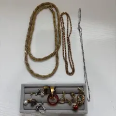 まとめ売り 遺品整理 ネックレス ピアスイヤリング アクセサリー 0520-15のサムネイル