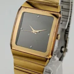 稼働　新品電池　RADO jubile　ジュビリー　４Pダイヤ　メンズ時計のサムネイル