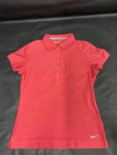 【ナイキゴルフ】レディースポロシャツ M DRI-FIT 吸汗速乾 ドット柄