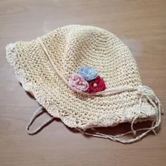 HusHusH キッズ 麦わら帽子 54cm　やわらかいのサムネイル