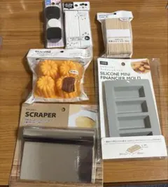 製菓道具6個セット　シリコン型、スティックなど