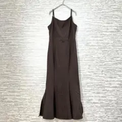 ラウアー LAUIR ブラウン キャミ マキシワンピ Lサイズ✨新品タグ付