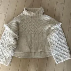 mystic タートルネックニットセーター Fサイズ