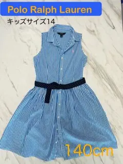 Polo Ralph Lauren ノースリーブシャツワンピース 140cm位