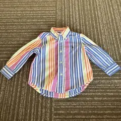 Ralph Lauren ストライプ ボタンダウンシャツ 12M