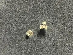 まとめてアクセサリー№54　ピアス㊺　スカル 骸骨デザイン　片耳用