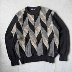 ぴ*の様 JUNKO ニットセーター　昭和レトロ　ビンテージ
