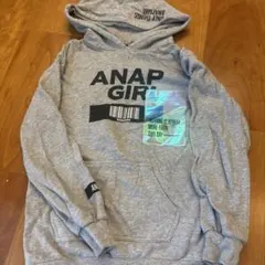 ANAP GIRL グレー パーカー