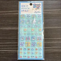 エンジェルブルー　カットピースシール　タイルシール