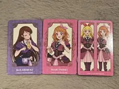 アイカツ アトレ秋葉原コラボ　特典カード　3枚