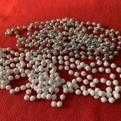 シルバー・ホワイトビーズセット