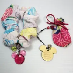 ●ディズニー●非売品●帯飾りミニ巾着●シュシュ●浴衣●