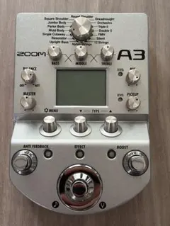 ZOOM A3 アコースティックギター用プリアンプ/エフェクター