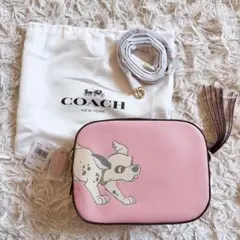 未使用 COACH コーチ ショルダー ポーチ ディズニー コラボ 101匹