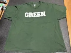 GREEN プリントTシャツ　２ＸＬ