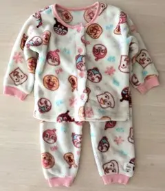 アンパンマン　フリースパジャマ　ピンク色　90cm