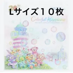 ディズニーリゾート　ダッフィーフレンズ 2周年　ショッピング袋　　Lサイズ