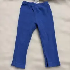 BREEZE ロングパンツ 90cm リブ素材 ロングパンツ ブルー 90cm