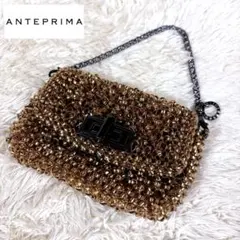 ANTEPRIMA アンテプリマ ミニハンドバック ワイヤーバック ゴールド