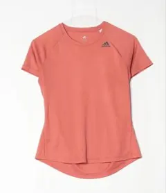 adidas アディダス 半袖Tシャツ スポーツウェア サーモンピンク Lサイズのサムネイル