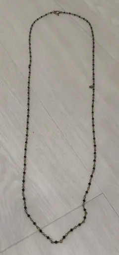 ANNA SUI　アナスイ　ネックレス　ビーズ　黒　ブラック　美品