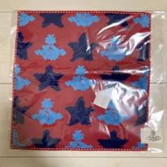 ヴィヴィアン ウエストウッド スクリブルORBスター タオルハンカチ レッド