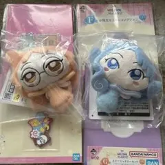 一番くじ おジャ魔女どれみ B賞 ボールペン D賞 ぬいぐるみマスコット