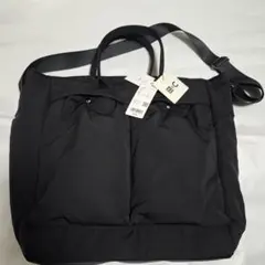 ユニクロ 2WAY ユーティリティバッグ ブラック
