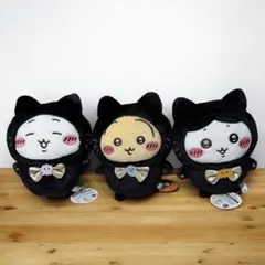 ちいかわ 黒猫のぬいぐるみ ちいかわ うさぎ ハチワレ