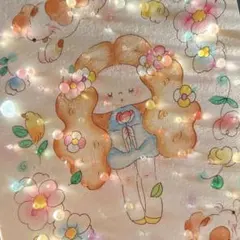 グラスアート　イラスト　水彩画　原画