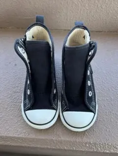 コンバース オールスター キッズ 黒 ハイカット ジッパー 16cm