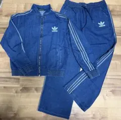 adidas CNY デニムセットアップ 濃い青 (タイ製品)