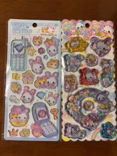 KAMIO 平成はっぴーフォン　ウォーター匂い付き　フワフワらびちゃん２点セット