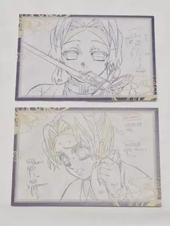 鬼滅の刃 ufotable dining おすそ分け ポスカ しのぶ 2枚セット