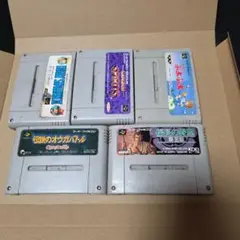 ジャンク品 スーパーファミコン ゲームソフト 5本セット