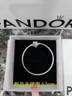 Pandora シルバー バングル フラワーモチーフ パンドラ 非売品のサムネイル
