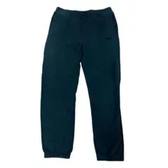 STUSSY スウェットパンツ　ジョガーパンツ　S 刺繍ロゴ　黒