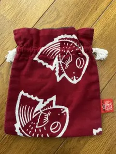 岩川商店 魚柄 巾着袋