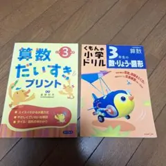 小学3年生 算数ドリル 2冊セットのサムネイル
