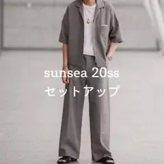 「SUNSEA」 Ancient Check Shirt + pants セットのサムネイル