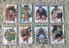 ドラゴンボール　グミ　プラスチックカード　8枚セット　日本製　裏面青　初期