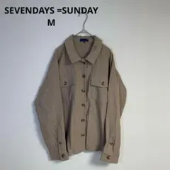 セブンデイズサンデイ ミリタリージャケット フロントポケット付き