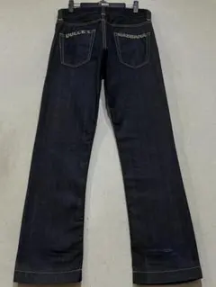 ドルチェ&ガッバーナ 千鳥柄 ワンタック デニムスラックスパンツ 44 